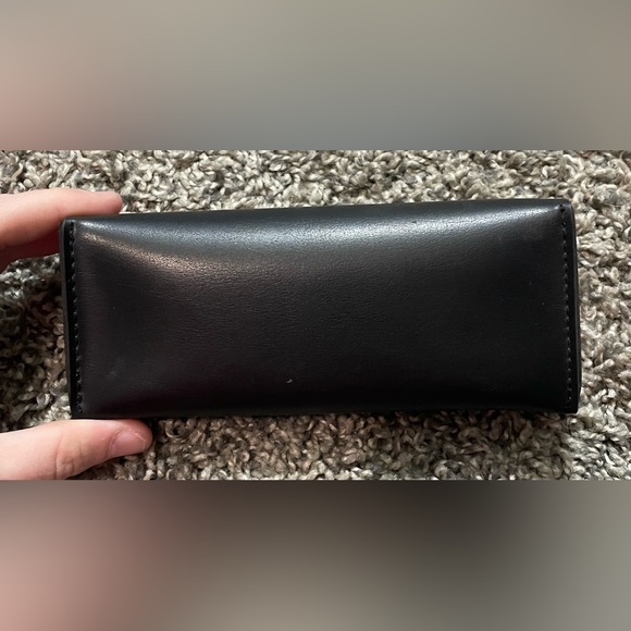 Hugo Boss Eyeglasses Case Boss Logo Snap Closure Sunglasses Black - Picture 3 of 11